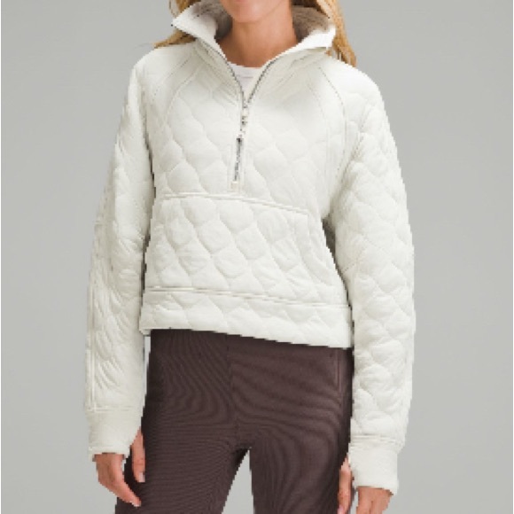 Lululemon Oversized Quilted Half Zip Bone XL/XXL - Picture 1 of 2